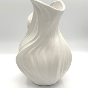 Swirl Vase, Pure White